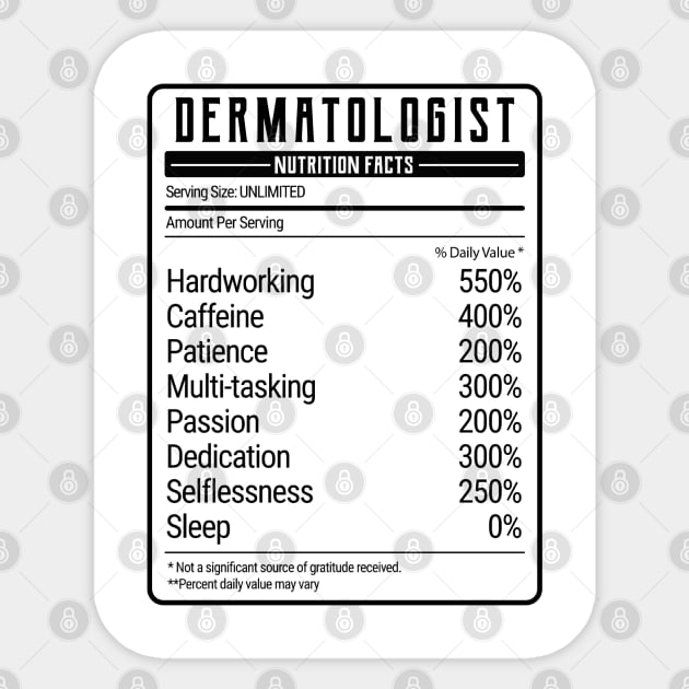 dermatologist nutrition value Sticker by IndigoPine